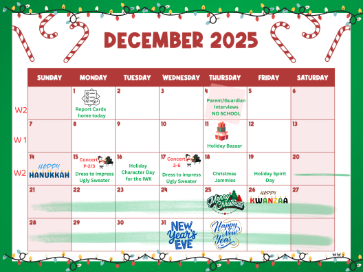 December calendar