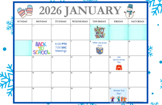 January Calendar