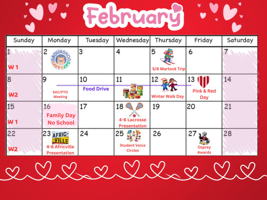 Feb Calendar