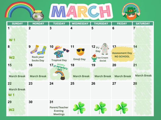 March Calendar