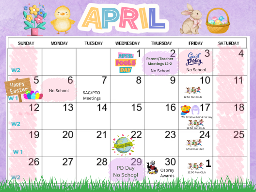 April Calendar