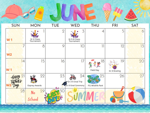 June Calendar